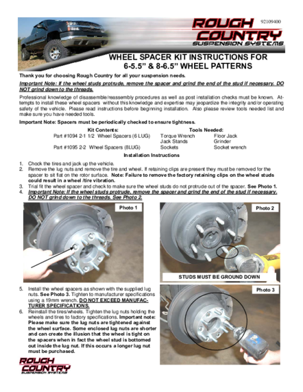 Installation Manual